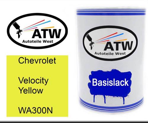 Chevrolet, Velocity Yellow, WA300N: 500ml Lackdose, von ATW Autoteile West.